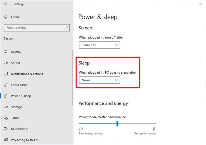 sleep - Cómo usar alarmas en Windows 10 y asegurarse de que suene 21