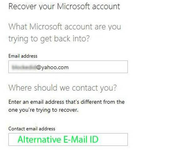 Recuperar cuenta de Hotmail
