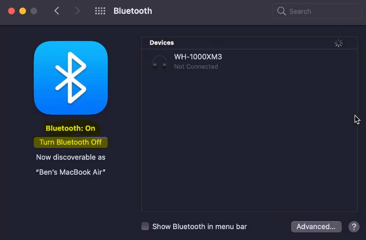 Cómo activar Bluetooth en tu Mac
